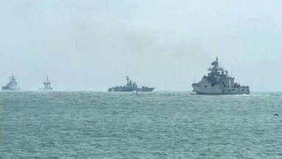 Rus donanması Hazar'da altyapı denetiminde