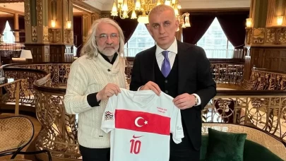 TFF Başkanı Hacıosmanoğlu, Estonya Futbol Federasyonu Başkanı ile bir araya geldi