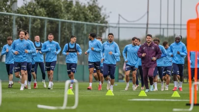 Trabzonspor, Göztepe maçı hazırlıklarını sürdürdü
