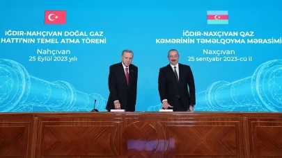 Iğdır-Nahçıvan Hattı'ndan gaz akışı başladı! Cumhurbaşkanı Erdoğan: Huzur ve refahın yanındayız