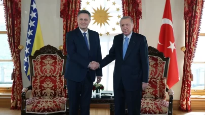 Cumhurbaşkanı Erdoğan, Becirovic ile bir araya geldi