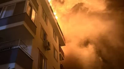Alanya'da evde çıkan yangın hasara neden oldu