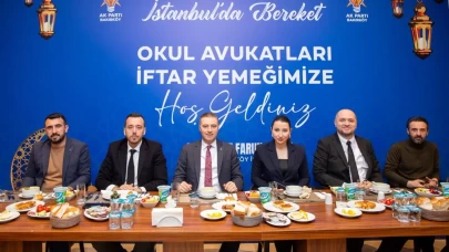 AK Parti'den "İstanbul'da Bereket" sloganıyla iftar sofrası
