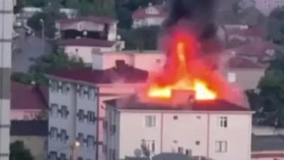 Kartal'da yangın: İtfaiye eri ve vatandaş dumandan etkilendi