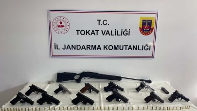 Tokat'ta silah kaçakçılığına operasyon: 2 şahıs gözaltında!