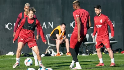 Galatasaray, Süper Lig'deki Alanyaspor maçına hazır: Son antrenman tamamlandı