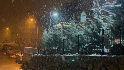 Elazığ’da kar yağışı başladı