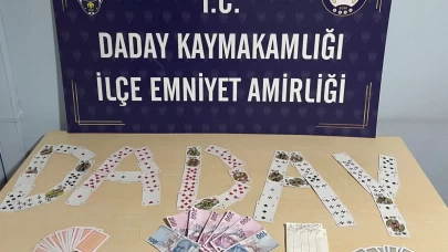 Kastamonu’da kumar baskını: 5 kişi hakkında da adli işlem yapıldı