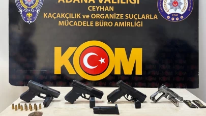 Silah kaçakçılarına operasyon: 3 şüpheli tutuklandı