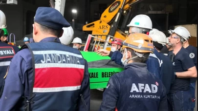 Osmaniye'de kıyafeti vinç şaftına dolanan işçi öldü