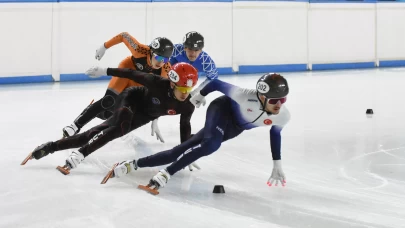 Short Track Türkiye Şampiyonası Erzurum'da tamamlandı