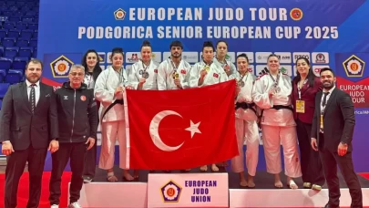 Milli judocular Büyükler Avrupa Judo Kupası’na damga vurdu