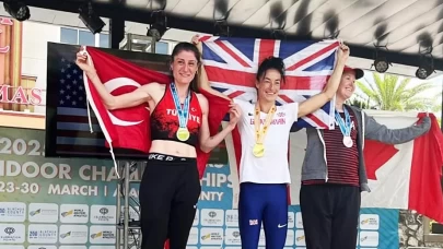 Mehtap Gönülşen, Dünya Salon Atletizm Şampiyonası’nda gümüş madalya kazandı!