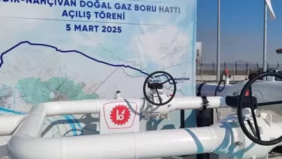 Türkiye-Nahçıvan Doğal Gaz Boru Hattı açıldı