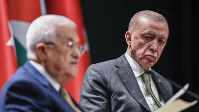 Cumhurbaşkanı Erdoğan, Filistin Devlet Başkanı Abbas'la görüştü