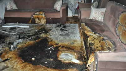 Karaman'da eve molotofkokteyli atıldı; 4 ay önce de annesinin evini yakmışlar