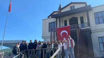 Üniversite öğrencileri tarihe yolculuk yaptı