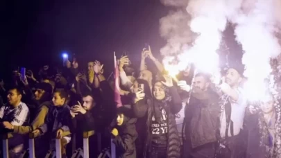 Beşiktaş'a coşkulu karşılama!