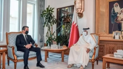 IKBY Başbakanı Barzani, Katar Başbakanı Al Sani ile Doha’da ikili ilişkileri görüştü