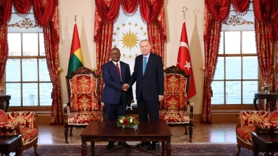 Cumhurbaşkanı Erdoğan, Gine Bissau Devlet Başkanı Embalo'yla görüştü