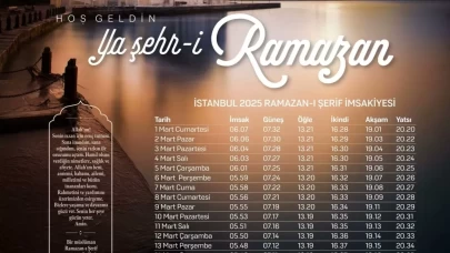 11 Mart 2025 İstanbul sahur saati ve imsak vakti