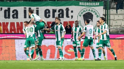 Konyaspor, evinde Beşiktaş'ı 9 kişiyle geçti!