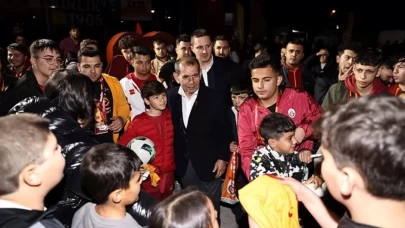 Dursun Özbek ve Okan Buruk Kahramanmaraş’ta