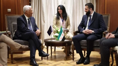 AB Konseyi Başkanı Costa, Suriye Lideri Şara ile görüştü