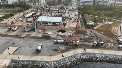 İskenderun Sahili'ndeki yenileme projesi sürüyor