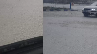Tekirdağ'da dolu yağışı vatandaşları hazırlıksız yakaladı