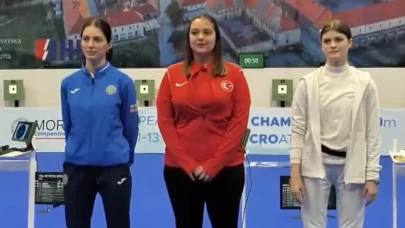 Milli atıcı İlayda Nur Çürük, Avrupa Gençler Şampiyonası'nda altın madalya kazandı