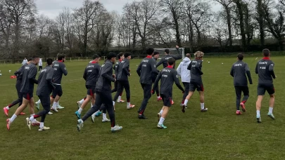 U19 Milli Takımı Galler'de ilk antrenmanını yaptı