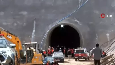 Kayseri'de hızlı tren inşaatında göçük!