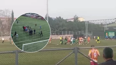 Amatör maçlarda saha karıştı