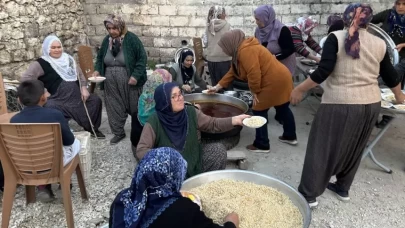 Ulaş Köyü'nde imece usulü iftar geleneği devam ediyor