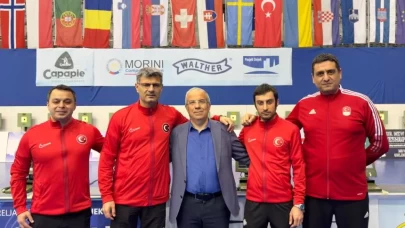 Havalı Tabanca Trio Erkekler Milli Takımı’ndan altın madalya