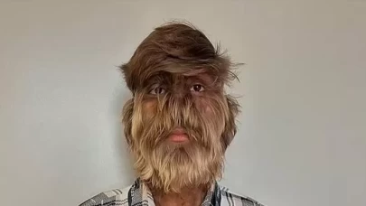 Vücudunda her santimde 202 kıl var! Dünya rekorunu kırdı