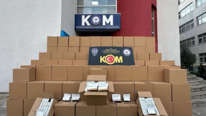 Adana'da 3 milyon makaron ele geçirildi