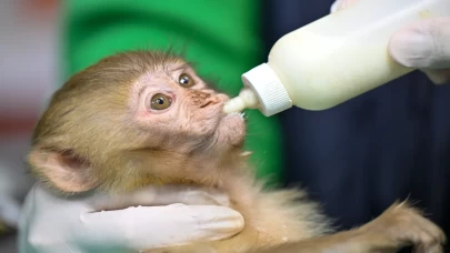 Gümrükte kaçak yollarla Türkiye'ye getirilen 2 maymun yavrusu bulundu
