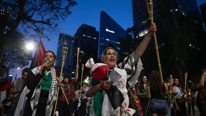 Meksika'da İsrail'in Gazze saldırıları protesto edildi