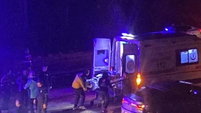 Çankırı'da fabrika işçilerini taşıyan otobüs şarampole devrildi