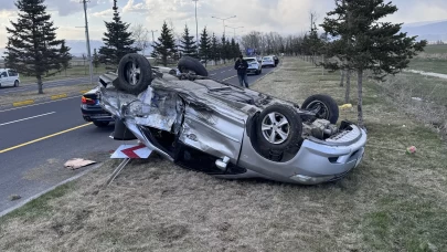 Ters yöne giren cip otomobile çarptı: 2 yaralı