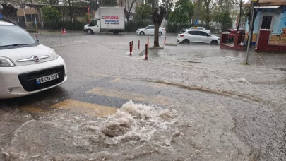 Aydın'da sağanak etkili oldu