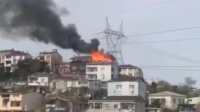 İstanbul'da korkutan yangın
