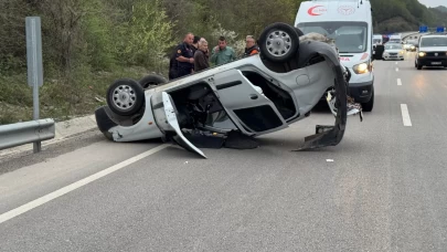 Bartın'da feci kaza: 2 otomobil çarpıştı, 11 yaralı