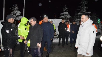 Samsun Valisi Tavlı, Samsun-Ankara yolunda incelemelerde bulundu