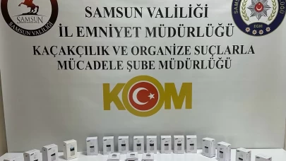 Samsun'da kaçakçılık operasyonunda 2 zanlı yakalandı