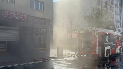 Hırdavat dükkanında çıkan yangın söndürüldü