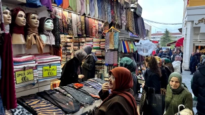 Boykot çağrısı Bursa'da tarihi çarşılarda karşılık bulmadı