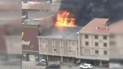 Ankara’da mobilyacılar sitesinde yangın